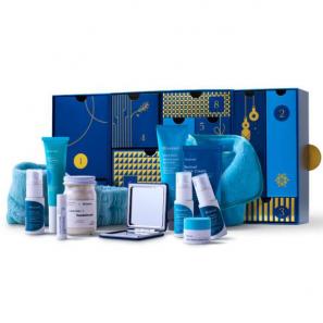 Creative advent calendar skin care set box for Christmas 