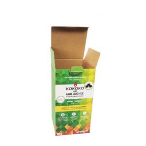 Bottom self lock color printed product box for bottle 