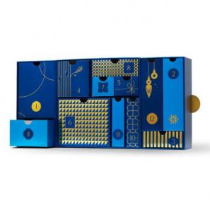 Creative double door advent celandar gift box for Chirstmas 