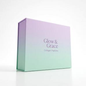 Custom Book Style Magnetic Closure Rigid Gift Box 