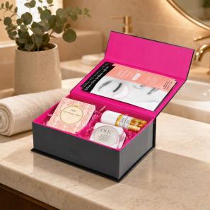 Custom Foil Stamp Collapsible Skincare Box – Fold Flat