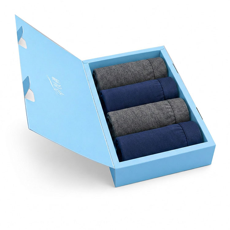 Lightweight flip top carton for socksjpg Lightweight flip top carton for socksjpg
