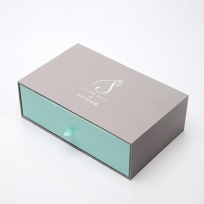 Custom drawer paperboard box with ribbon pulljpg Custom drawer paperboard box with ribbon pulljpg